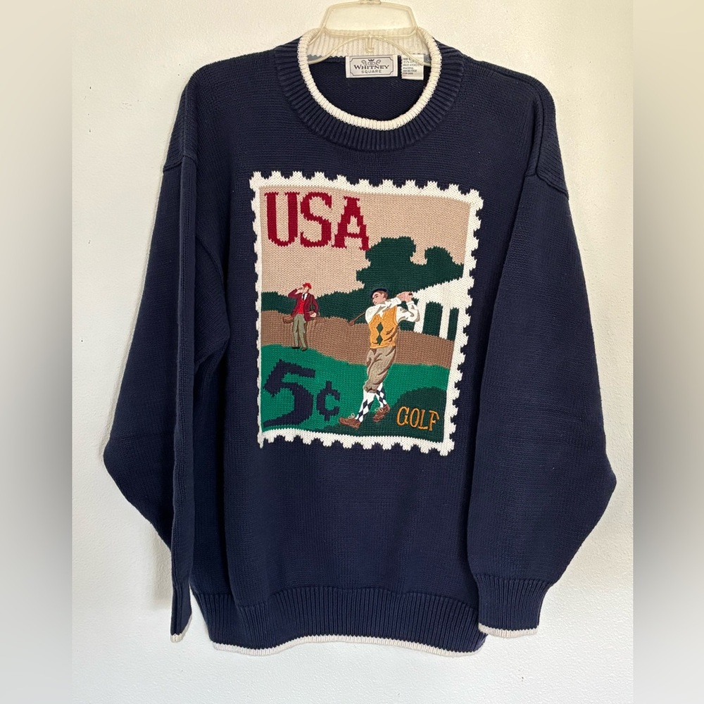 Vintage Hong Kong Golf  Sweater